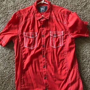 Men's Buckle short sleeve button down.